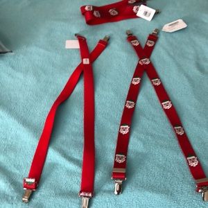 Christmas suspenders
